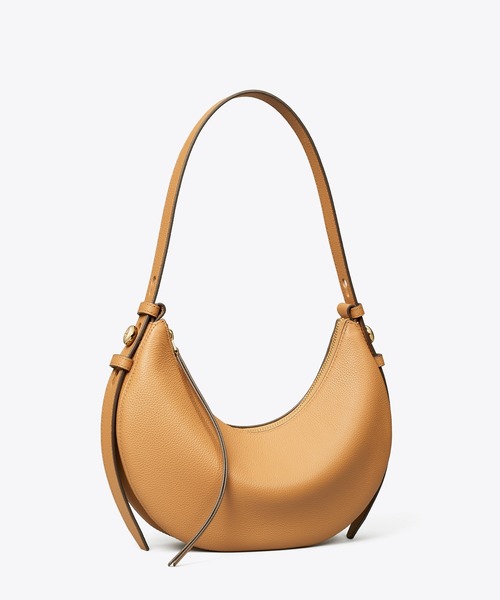 TORY BURCH(トリーバーチ)の「ロミー ハーフムーンバッグ(ショルダーバッグ・レディース・ブラック/ブラウン/キナリ・ONE SIZE)」の4枚目の写真