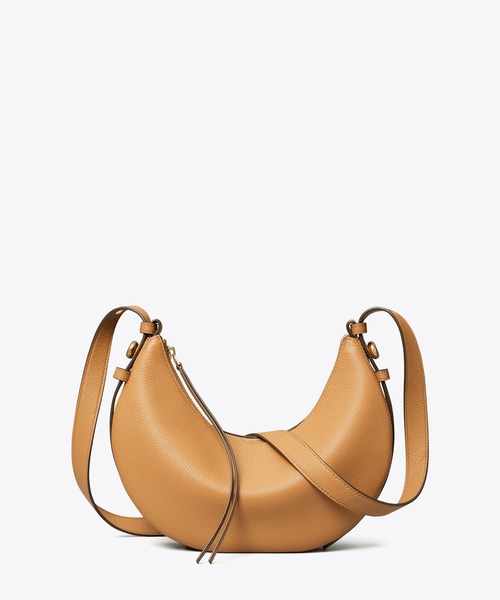 TORY BURCH(トリーバーチ)の「ロミー ハーフムーンバッグ(ショルダーバッグ・レディース・ブラック/ブラウン/キナリ・ONE SIZE)」の5枚目の写真