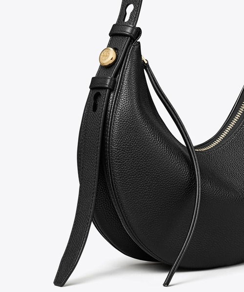 TORY BURCH(トリーバーチ)の「ロミー ハーフムーンバッグ(ショルダーバッグ・レディース・ブラック/ブラウン/キナリ・ONE SIZE)」の12枚目の写真