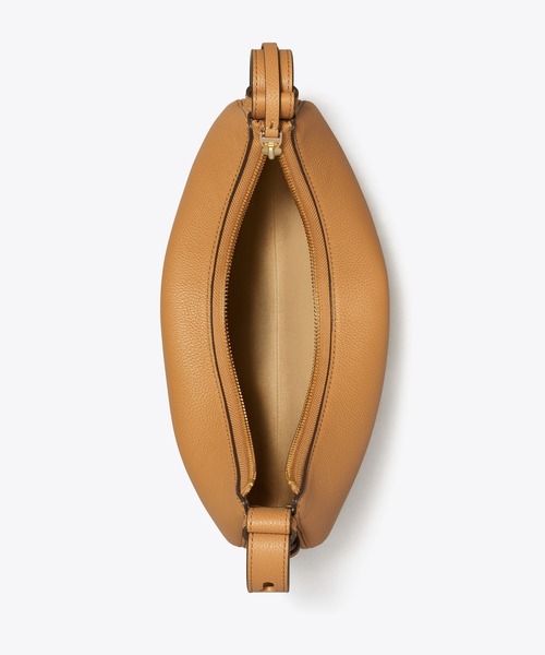 TORY BURCH(トリーバーチ)の「ロミー ハーフムーンバッグ(ショルダーバッグ・レディース・ブラック/ブラウン/キナリ・ONE SIZE)」の6枚目の写真
