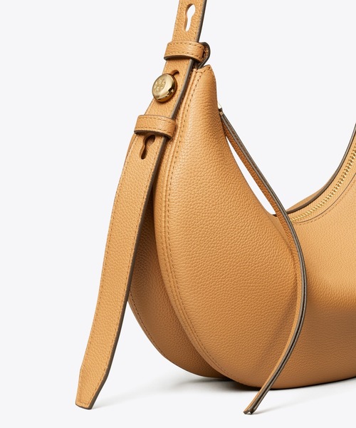 TORY BURCH(トリーバーチ)の「ロミー ハーフムーンバッグ(ショルダーバッグ・レディース・ブラック/ブラウン/キナリ・ONE SIZE)」の8枚目の写真