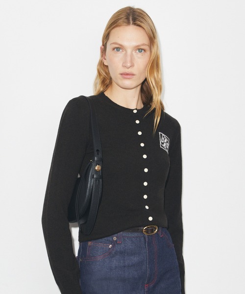 TORY BURCH(トリーバーチ)の「ロミー ハーフムーンバッグ(ショルダーバッグ・レディース・ブラック/ブラウン/キナリ・ONE SIZE)」の14枚目の写真