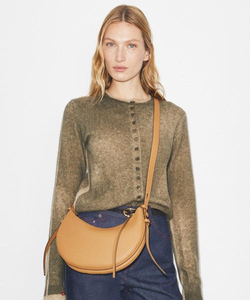 TORY BURCH(トリーバーチ)の「ロミー ハーフムーンバッグ(ショルダーバッグ・レディース・ブラック/ブラウン/キナリ・ONE SIZE)」の9枚目の写真
