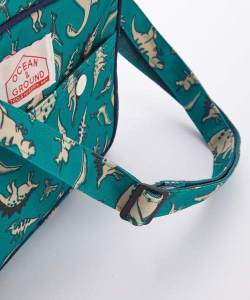Ocean&Ground（オーシャン&グラウンド）の「ｼｮﾙﾀﾞｰﾊﾞｯｸﾞ DINO（ショルダーバッグ・キッズ・ライトブラウン/グリーン・FREE）」の12枚目の写真
