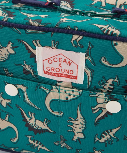 Ocean&Ground（オーシャン&グラウンド）の「ｼｮﾙﾀﾞｰﾊﾞｯｸﾞ DINO（ショルダーバッグ・キッズ・ライトブラウン/グリーン・FREE）」の13枚目の写真