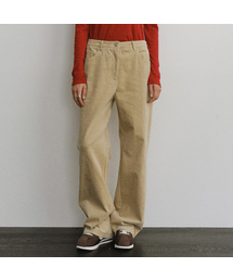 Corduroy wide pants