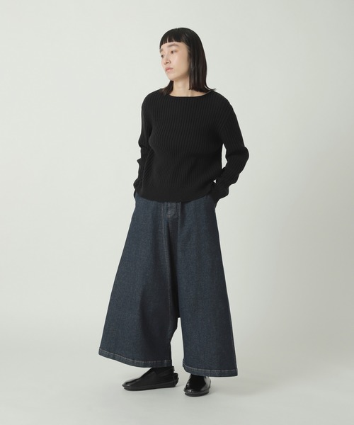 ZUCCa(ズッカ)の「SILK NOIL / S(ニット/セーター・レディース・ブラック/ダークパープル/オフホワイト・M size)」の9枚目の写真