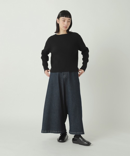 ZUCCa(ズッカ)の「SILK NOIL / S(ニット/セーター・レディース・ブラック/ダークパープル/オフホワイト・M size)」の10枚目の写真