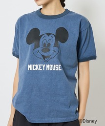 【JOHNBULL/ジョンブル】MICKEY MOUSE RINGER T/ミッキーTシャツ【WEB限定】