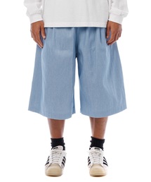 Light Denim Easy Baggy Pants - Overdyed / 薄手デニム後染めバギー