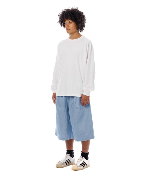 Sandinista（サンディニスタ）の「Light Denim Easy Baggy Shorts / 薄手デニムバギーショーツ（その他パンツ・メンズ・ライトブルー・FREE）」の6枚目の写真