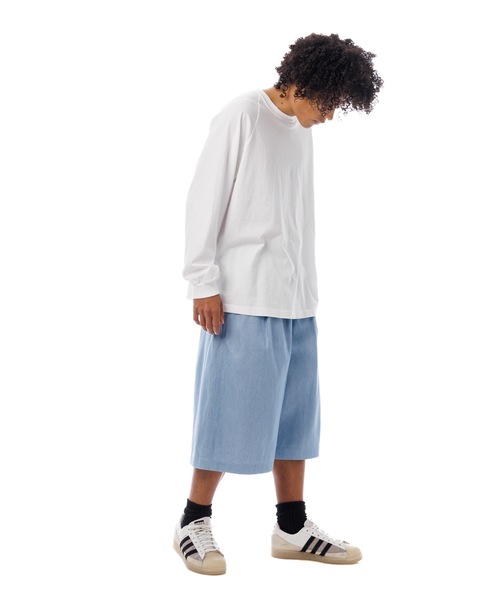 Sandinista（サンディニスタ）の「Light Denim Easy Baggy Shorts / 薄手デニムバギーショーツ（その他パンツ・メンズ・ライトブルー・FREE）」の9枚目の写真