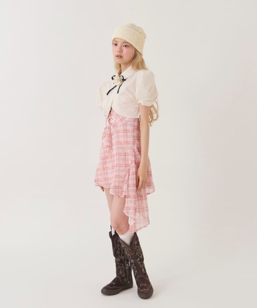 kaorinomori(カオリノモリ)の「kaorinomori パフィビーニー / カオリノモリ(ニットキャップ/ビーニー・レディース・クリーム/スカイブルー/ブラック・FREE)」の16枚目の写真