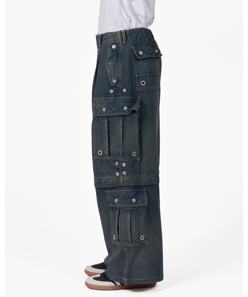 FORSOMEONE(フォーサムワン)の「FORSOMEONE 8POCKET CARGO DENIM(デニムパンツ・メンズ・インディゴブルー・46/50)」の5枚目の写真