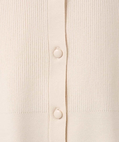 MK MICHEL KLEIN（エムケーミッシェルクラン）の「衿付きニットプルオーバー/洗える（ニット/セーター・レディース・ライトブルー/ネイビー/ベージュ・38）」の6枚目の写真