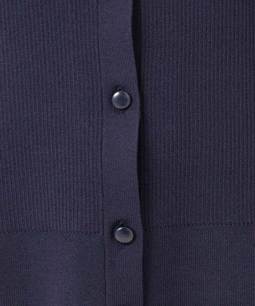 MK MICHEL KLEIN（エムケーミッシェルクラン）の「衿付きニットプルオーバー/洗える（ニット/セーター・レディース・ライトブルー/ネイビー/ベージュ・38）」の4枚目の写真