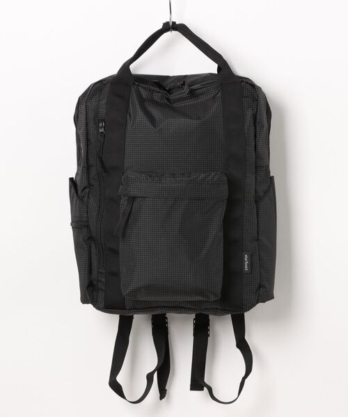 WILD THINGS（ワイルドシングス）の「★WILD THINGS★FLIGHT 2WAY BACKPACK（バックパック/リュック・メンズ・ライトグレー/ブラック・FREE）」の2枚目の写真