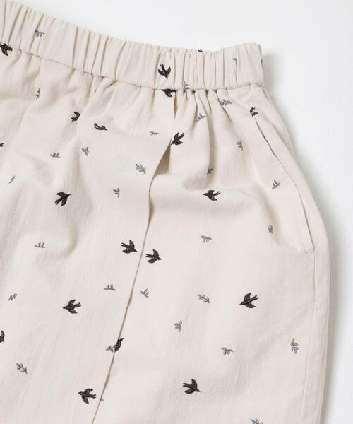 かぐれ（カグレ）の「ツバメ刺繍ラップスカート（スカート・レディース・ブラック/アイボリー・FREE）」の15枚目の写真