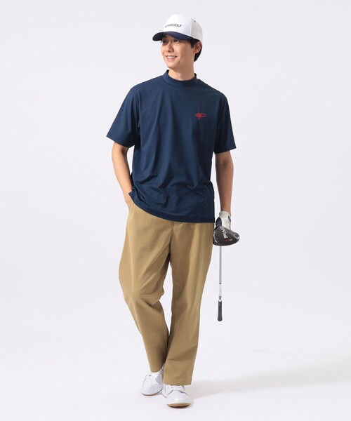 BEAMS GOLF（ビームスゴルフ）の「ORANGE LABEL / ワイド ストレートパンツ（その他パンツ・メンズ・ブラック/ベージュ・MEDIUM/LARGE/X-LARGE/SMALL）」の6枚目の写真