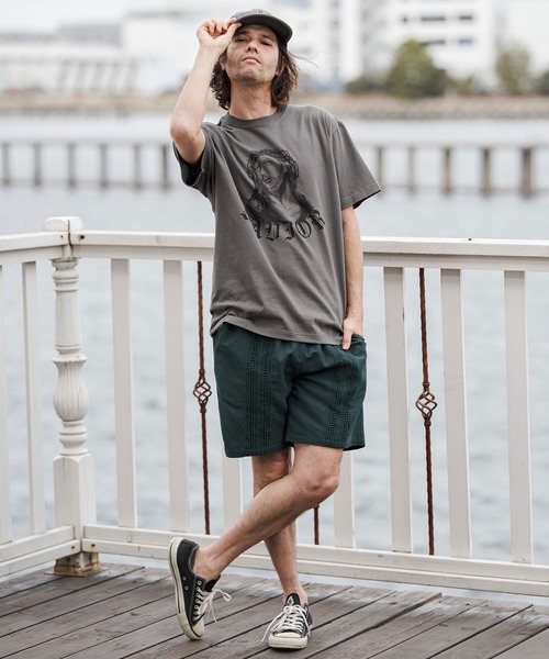 CAMBIO（カンビオ）の「mp14679-Cotton Linen Tape Switch Short Pants ショートパンツ(CAM26SS-014)（その他パンツ・メンズ・ブラック/ベージュ/グリーン・L/M/S）」の6枚目の写真