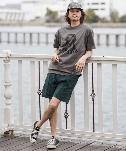CAMBIO（カンビオ）の「mp14679-Cotton Linen Tape Switch Short Pants ショートパンツ(CAM26SS-014)（その他パンツ・メンズ・ブラック/ベージュ/グリーン・L/M/S）」の7枚目の写真