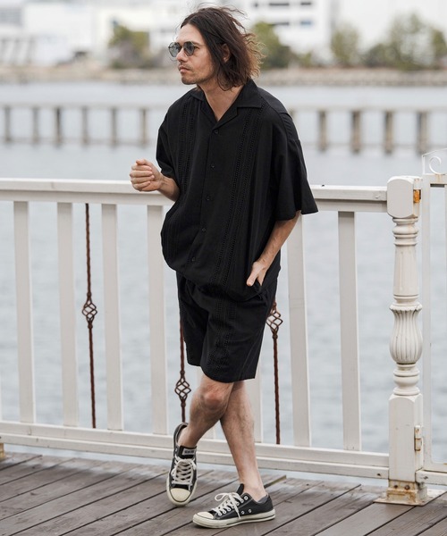 CAMBIO（カンビオ）の「mp14679-Cotton Linen Tape Switch Short Pants ショートパンツ(CAM26SS-014)（その他パンツ・メンズ・ブラック/ベージュ/グリーン・L/M/S）」の14枚目の写真