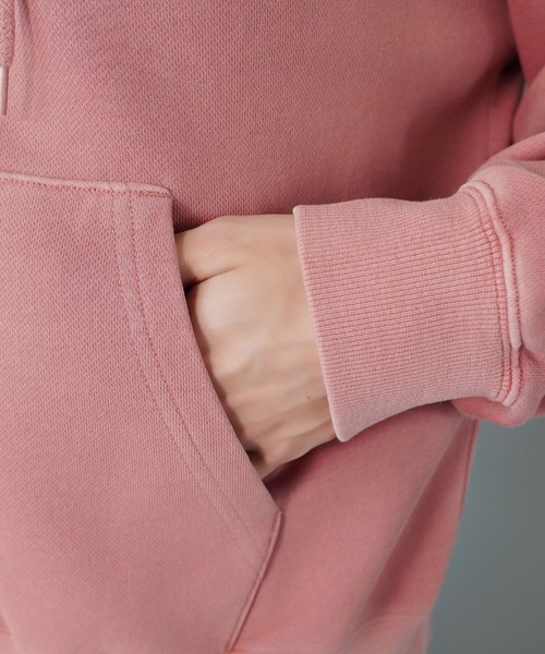 SPINNS（スピンズ）の「短丈ダブルジップパーカー/パッチワークカモフラロゴ/ショート丈（パーカー・メンズ・ブラック系その他/杢グレー/ピンク系その他・ONESIZE）」の19枚目の写真