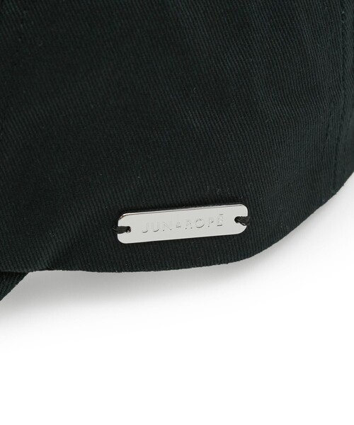 JUN&ROPE'（ジュンアンドロペ）の「【ESSENTIAL】ロゴ入りキャップ（キャップ・メンズ・ホワイト/ネイビー/ブラック・FREE）」の6枚目の写真