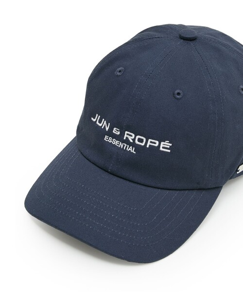 JUN&ROPE'（ジュンアンドロペ）の「【ESSENTIAL】ロゴ入りキャップ（キャップ・メンズ・ホワイト/ネイビー/ブラック・FREE）」の11枚目の写真
