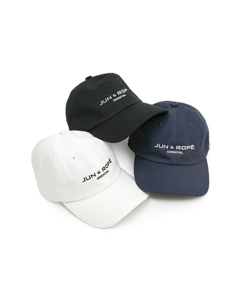 JUN&ROPE'（ジュンアンドロペ）の「【ESSENTIAL】ロゴ入りキャップ（キャップ・メンズ・ホワイト/ネイビー/ブラック・FREE）」の13枚目の写真