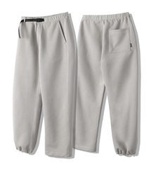 MODERMENT（モダーメント）の「オールラウンダー ベルト付き ストリング スウェットパンツ [ダスティベージュ]（スウェットパンツ）」