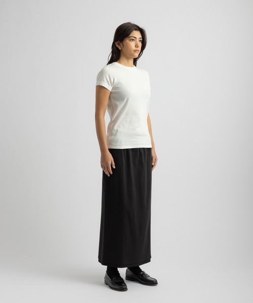 Saturdays NYC（サタデーズ ニューヨークシティ ）の「Naomi Ribbed Tee | WOMEN（Tシャツ/カットソー・レディース・ホワイト/ベージュ/グレー・S/M/L）」の14枚目の写真