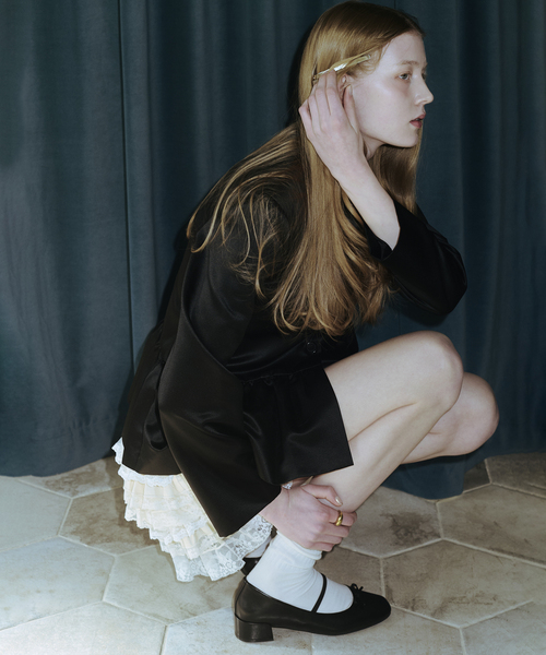 LE TALON（ルタロン）の「《WEB限定》Le decore  / ル デコレ ballerina パンプス（パンプス・レディース・ブラウン/ピンク/ブラック×ブラック・22cm/22.5cm/23cm/23.5cm/24cm/24.5cm/25cm）」の21枚目の写真