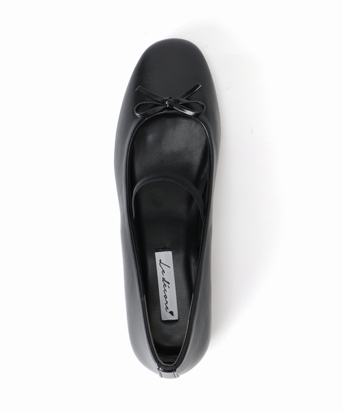 LE TALON（ルタロン）の「《WEB限定》Le decore  / ル デコレ ballerina パンプス（パンプス・レディース・ブラウン/ピンク/ブラック×ブラック・22cm/22.5cm/23cm/23.5cm/24cm/24.5cm/25cm）」の9枚目の写真