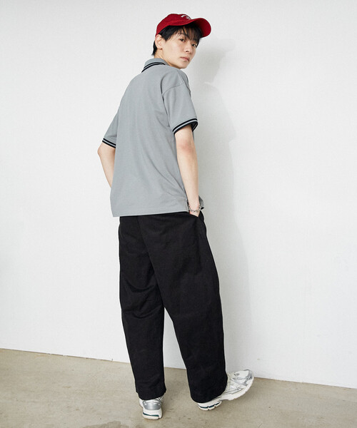 UMBRO(アンブロ)の「UMBRO × PUBLUX/アンブロ 別注 ワンポイント ロゴ 鹿子 ポロシャツ 限定展開(ポロシャツ・メンズ・ブラック/グレー/ネイビー/ホワイト・MEDIUM/LARGE)」の20枚目の写真