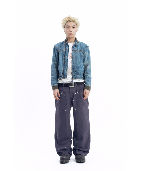 AAKAM（アーカム）の「Walt Panel Cotton Pants (Navy)（その他パンツ・レディース・その他・1/2）」の9枚目の写真