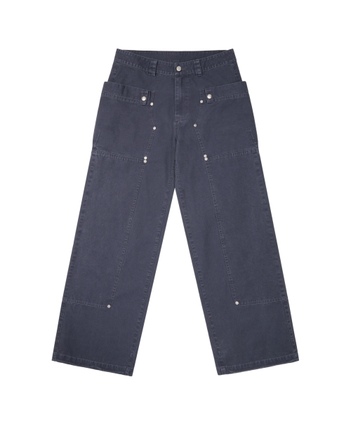 AAKAM（アーカム）の「Walt Panel Cotton Pants (Navy)（その他パンツ・レディース・その他・1/2）」の18枚目の写真