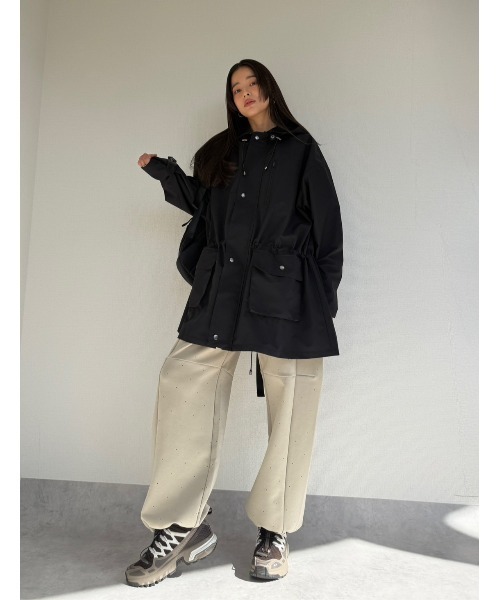 TRUNC（トランクエイティーエイト）の「Neo-Utility Tech Overcoat / ネオユーティリティテックオーバーコート（その他アウター・レディース・ブラック/ベージュ・FREE）」の10枚目の写真