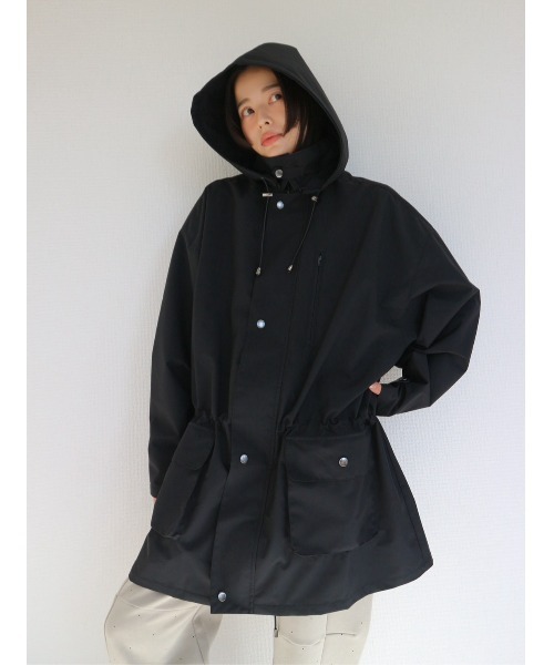 TRUNC（トランクエイティーエイト）の「Neo-Utility Tech Overcoat / ネオユーティリティテックオーバーコート（その他アウター・レディース・ブラック/ベージュ・FREE）」の11枚目の写真