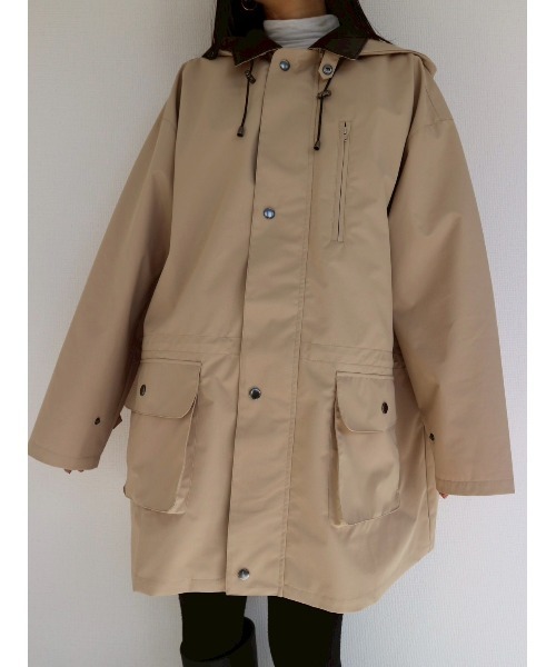 TRUNC（トランクエイティーエイト）の「Neo-Utility Tech Overcoat / ネオユーティリティテックオーバーコート（その他アウター・レディース・ブラック/ベージュ・FREE）」の16枚目の写真