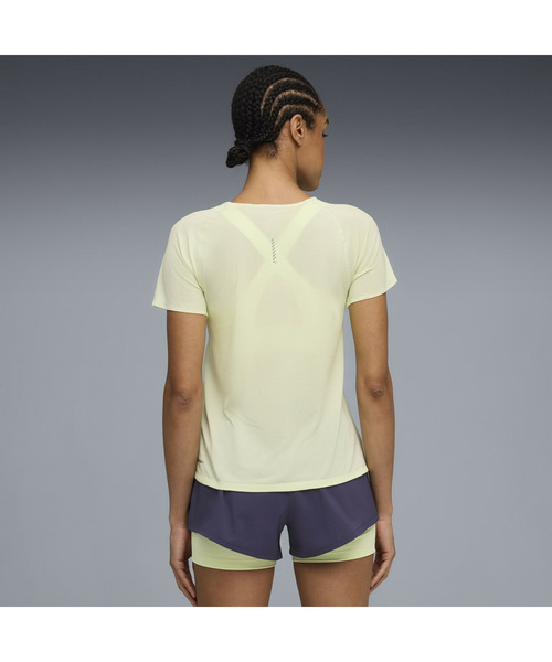 PUMA(プーマ)の「PUMA プーマ ウィメンズ ランニング ライトスピード 半袖 Tシャツ(Tシャツ/カットソー・レディース・ライム/ブラック・MEDIUM/SMALL/LARGE/X-SMALL)」の8枚目の写真