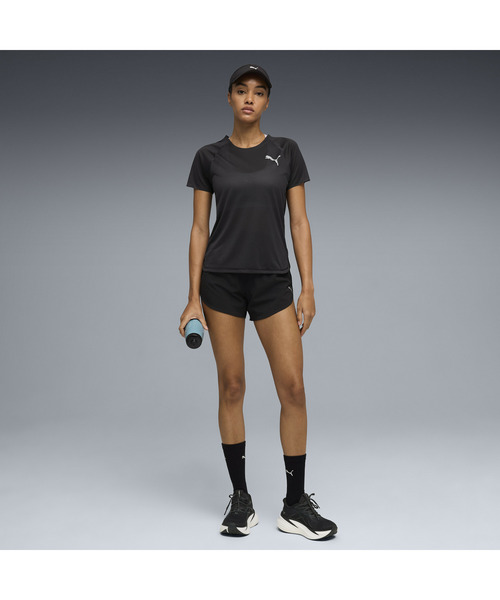 PUMA(プーマ)の「PUMA プーマ ウィメンズ ランニング ライトスピード 半袖 Tシャツ(Tシャツ/カットソー・レディース・ライム/ブラック・MEDIUM/SMALL/LARGE/X-SMALL)」の5枚目の写真