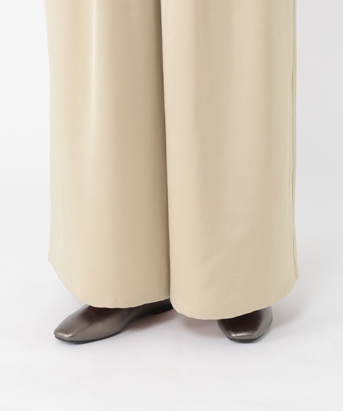 studio CLIP（スタディオクリップ）の「サテンイージーワイドパンツ（その他パンツ・レディース・アイボリー/ベージュ・FREE）」の18枚目の写真