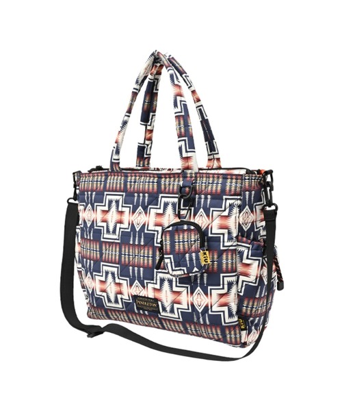 KiU(キウ)の「KiU キウ ペンドルトン パデッドマルチパーパストートバッグ(トートバッグ・レディース・ネイビー/オリーブ・FREE)」の2枚目の写真
