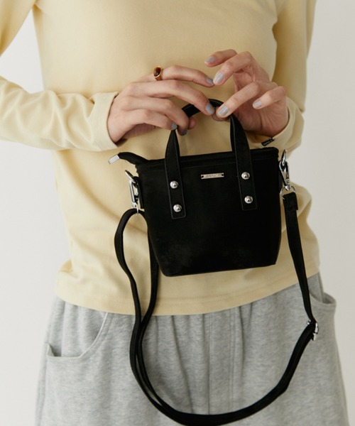 VION(ヴィオン)の「スリークミニバッグ / Sleek Mini Bag(ハンドバッグ・レディース・ブラック・FREE)」の5枚目の写真