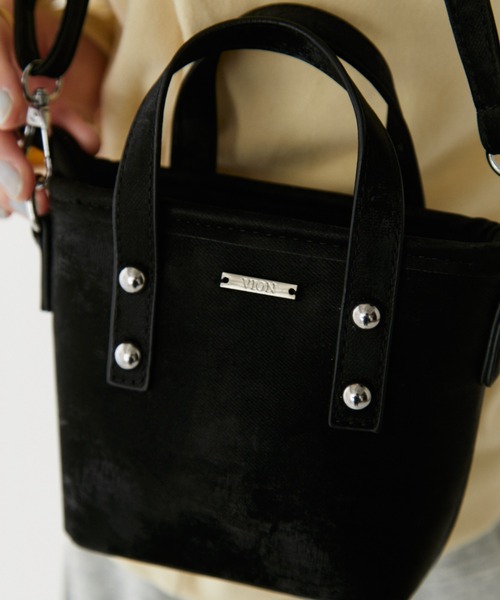 VION(ヴィオン)の「スリークミニバッグ / Sleek Mini Bag(ハンドバッグ・レディース・ブラック・FREE)」の6枚目の写真