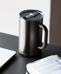 LAKOLE（ラコレ）の「【保温保冷】ステンレスBIGセラミックマグ[580ml] / 644833（グラス/マグカップ/タンブラー）」