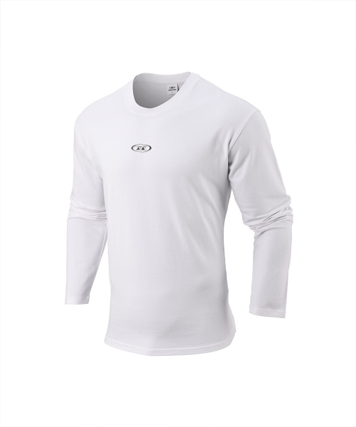 BORN TO WIN（ボーントゥウィン）の「SILVER B LOGO MUSCLE FIT LONG SLEEVE [WHITE]（Tシャツ/カットソー・メンズ・その他・1/2/4/3）」の2枚目の写真