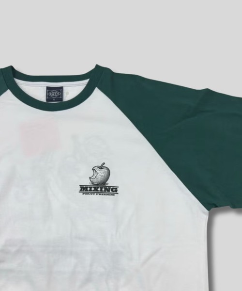 NAVY(ネイビー)の「【NAVY/ ネイビー】発泡バックプリント ラグラン7分袖Tシャツ(Tシャツ/カットソー・メンズ・チャコール/ブラック系1/グリーン/ブラック系2・M/L/XL)」の12枚目の写真