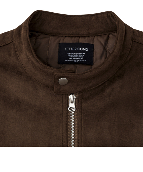 LETTERCOMO(レテルコモ)の「レーサースエードブルゾンジャケットダークブラウン(ブルゾン・レディース・その他・MEDIUM/LARGE/X-LARGE)」の12枚目の写真